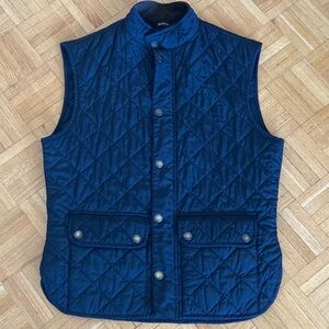 Barbour Black Quilted Vest for Men